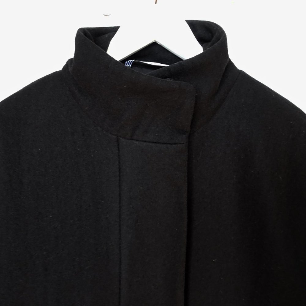 J. Crew Black Wool Blend Zip Coat - Picture 4 of 9